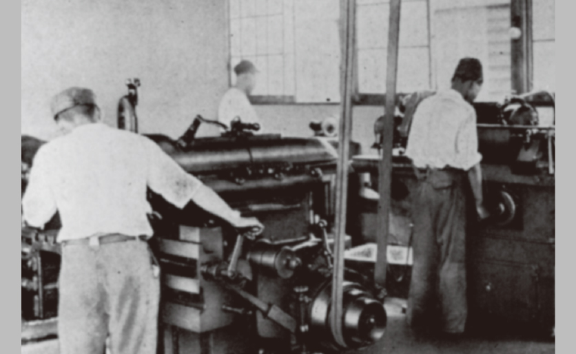 技能者養成工実務状況の写真