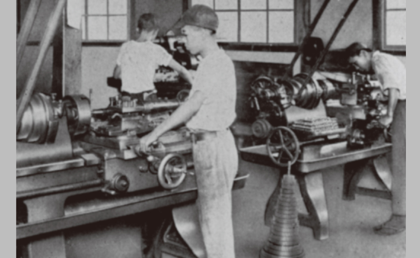 技能者養成工実務状況の写真